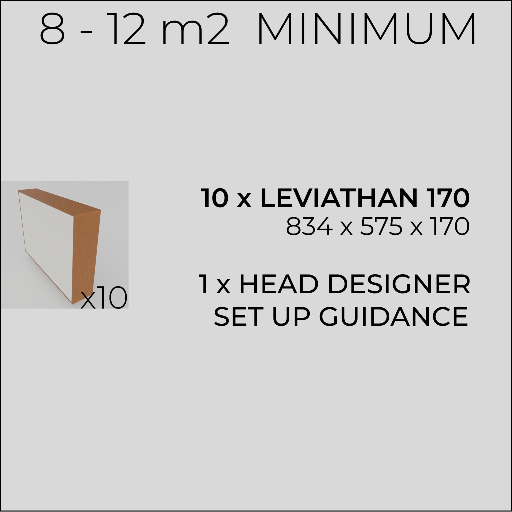 Room Transformation Kit 8-12 m2 MINIMUM