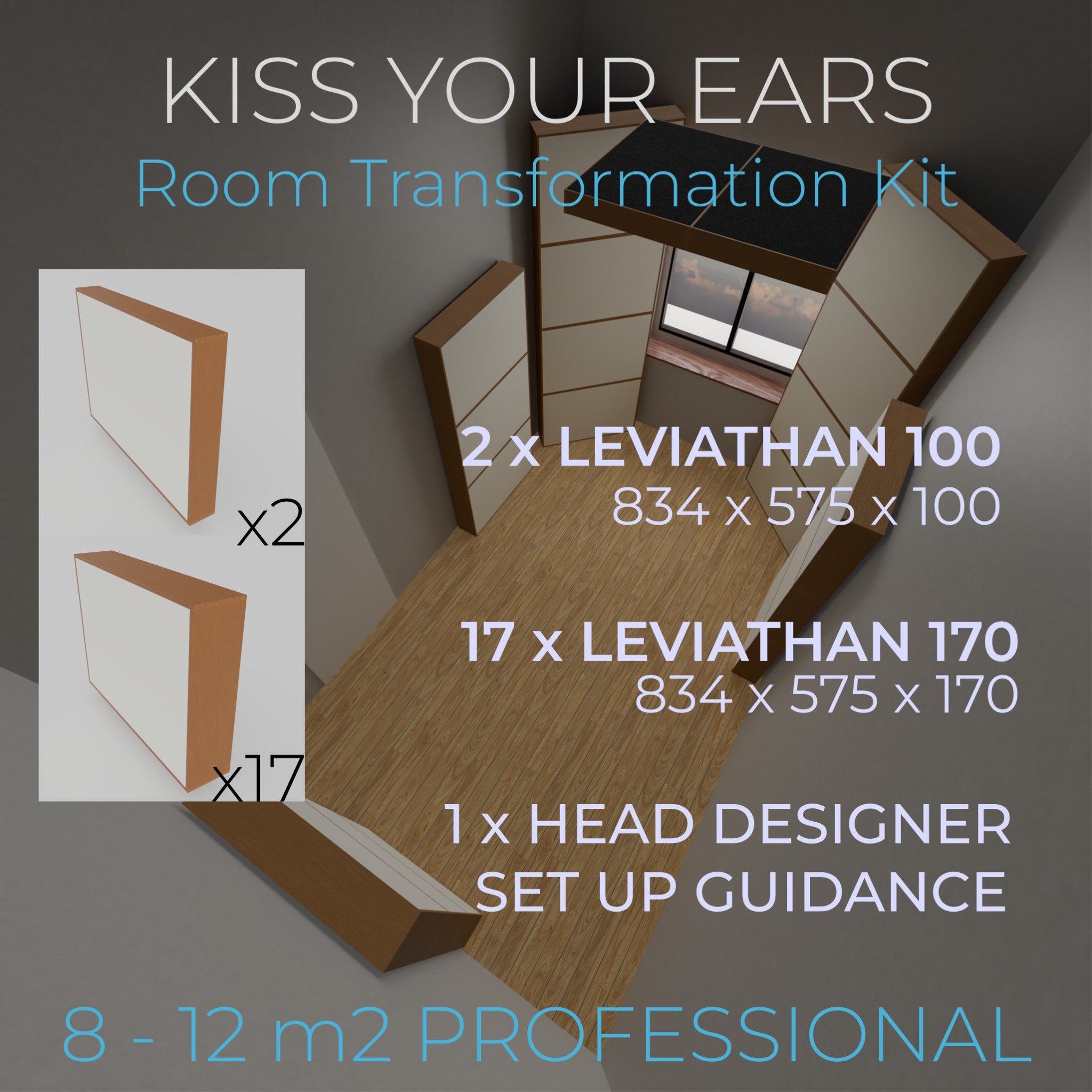 Room Transformation Kit 8-12 m2 PROFESSIONAL