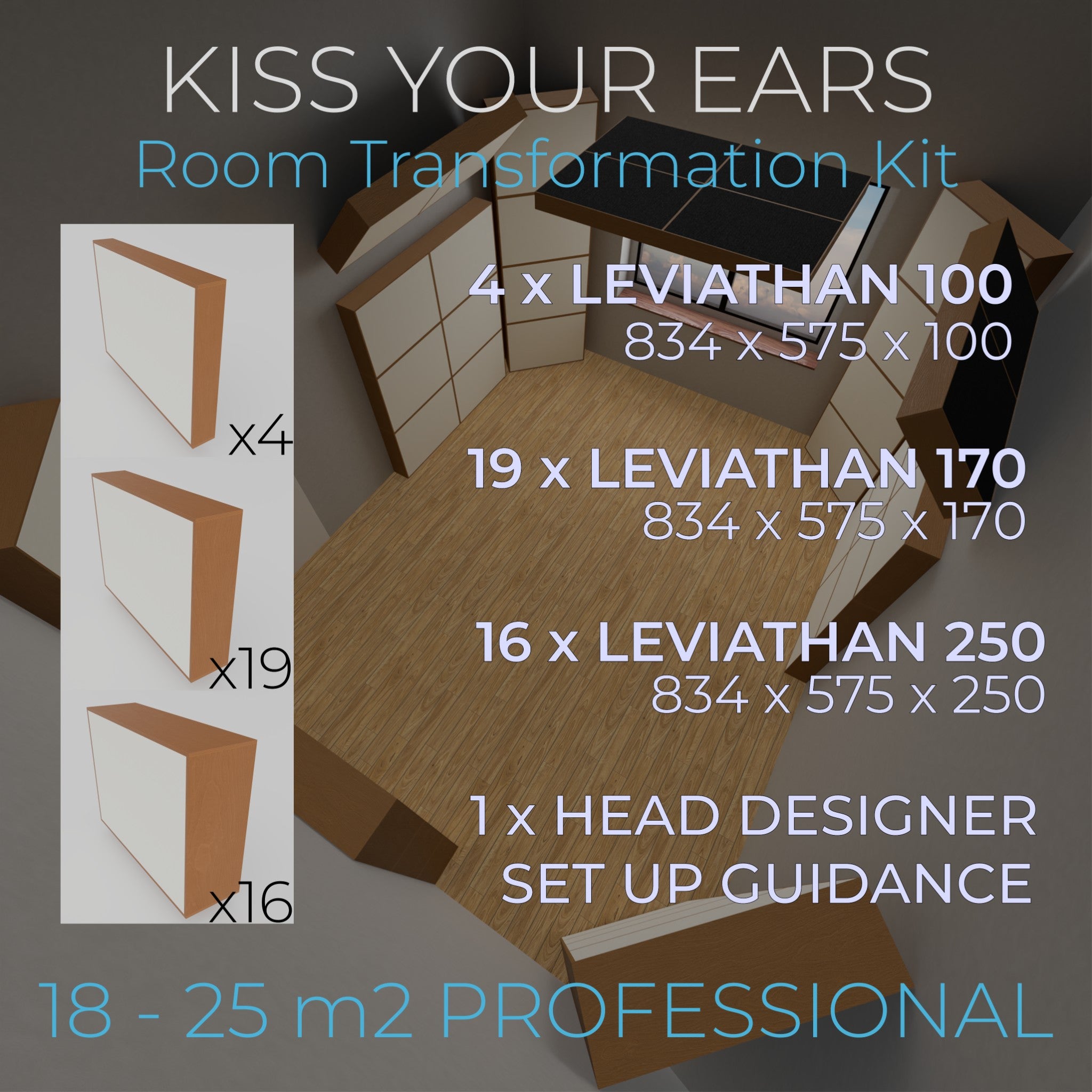 Room Transformation Kit 18-25 m2 PROFESSIONAL